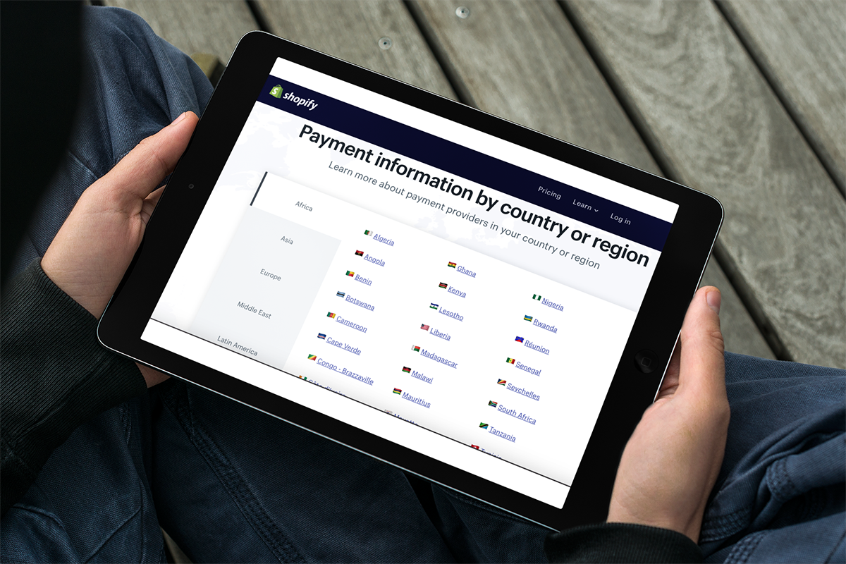 ¿Qué métodos de pago ofrece Shopify?